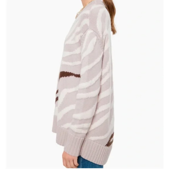 Tuckernuck Beige Lynx Oversized Sweater - Size Small - Picture 6 of 13
